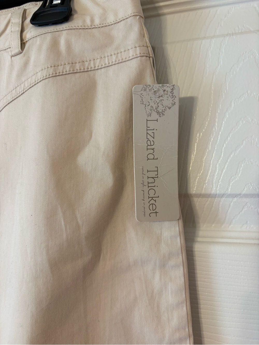 Anna Grace Cream Mini Skirt NWT Zip Front Casual A-Line Neutral Chic - Picture 3 of 6
